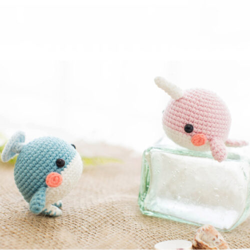 Cá heo amigurumi bằng len – Chart móc Trung Quốc
