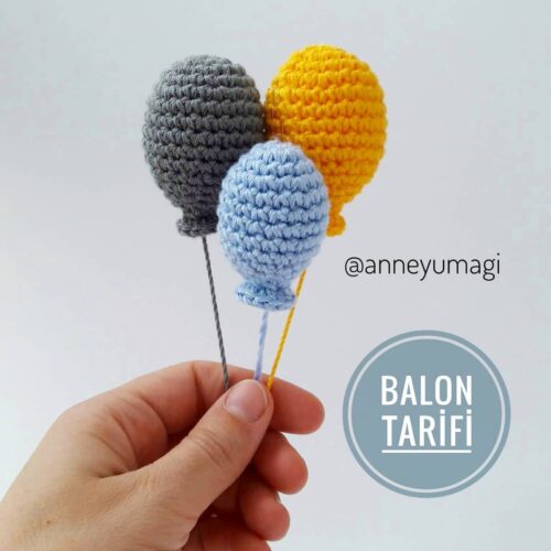 Balon amigurumi crochet pattern – Turkish pattern