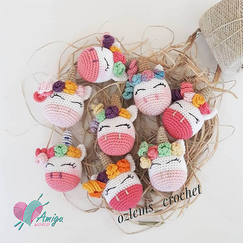 A cute unicorn amigurumi – Turkish Pattern