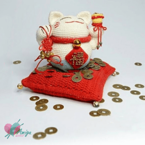 Mèo Thần tài vẫy tay – Chart móc tiếng Việt