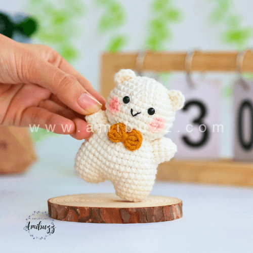 Ice Bear free amigurumi crochet pattern