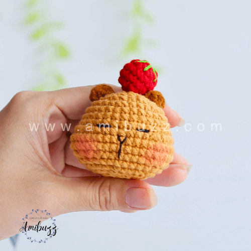 Easy Capybara amigurumi free crochet pattern for Beginners