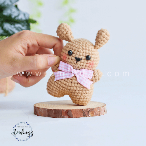 Adorable Rabbit Amigurumi Free and Easy Crochet Pattern for Beginners