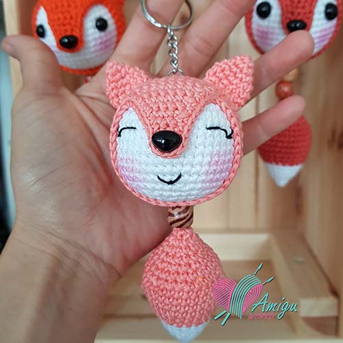 Con cáo amigurumi – Chart móc Thái Lan