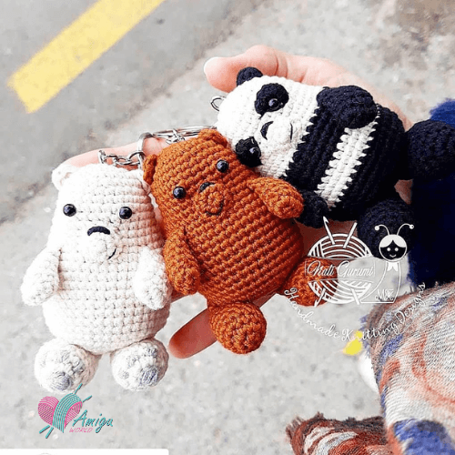 We bare bears amigurumi – Azerbaijan pattern