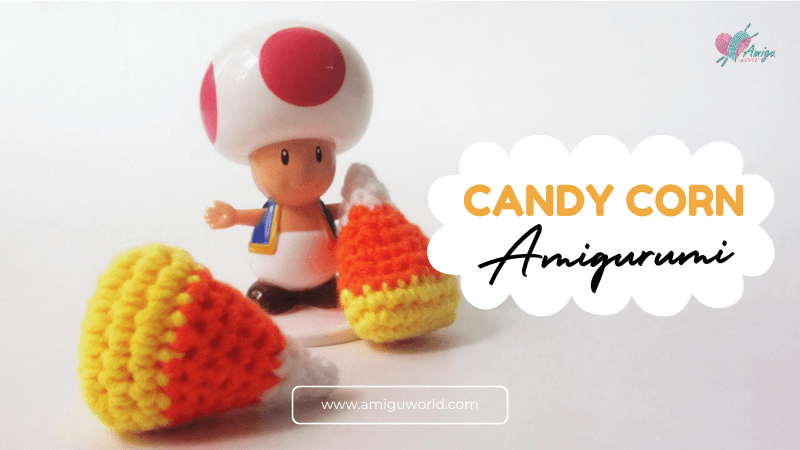 FREE Pattern - How to crochet CANDY CORN amigurumi