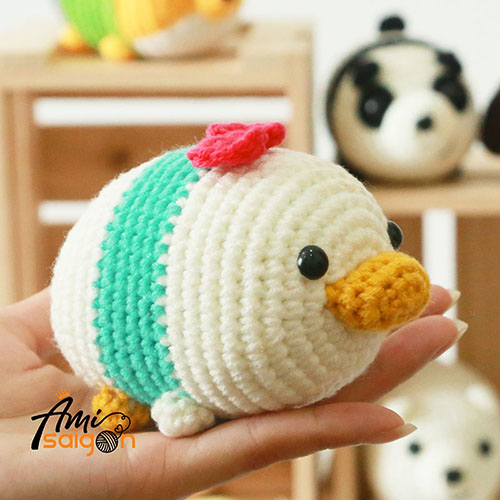 Học cách móc vịt Daisy Tsum Tsum mẫu miễn phí của Ami Saigon