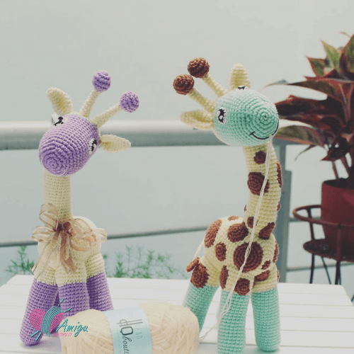 Giraffe amigurumi pattern – Vietnamese pattern