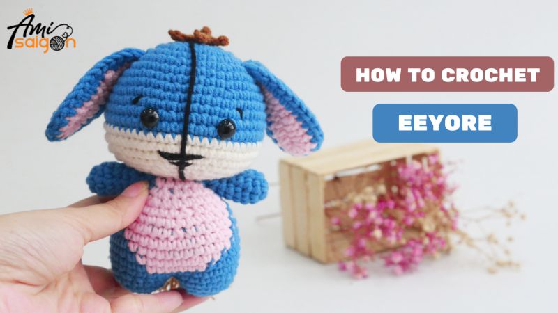 Crochet Eeyore amigurumi pattern