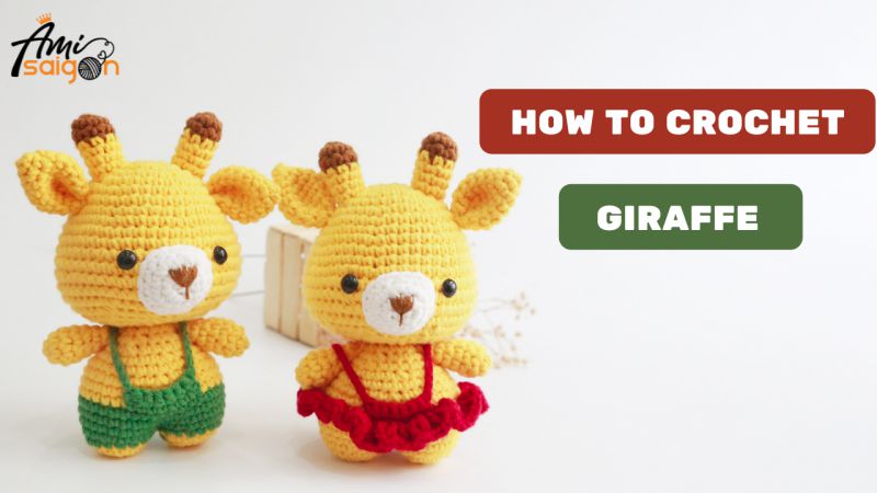 a giraffe couple free amigurumi crochet pattern