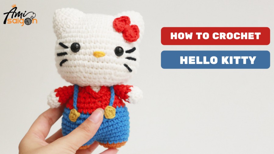 Amigurumi Hello Kitty crochet pattern