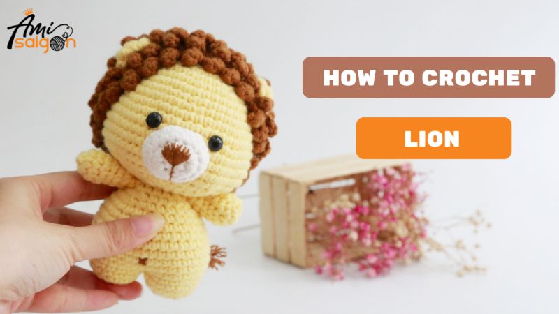 Amigurumi lion crochet pattern