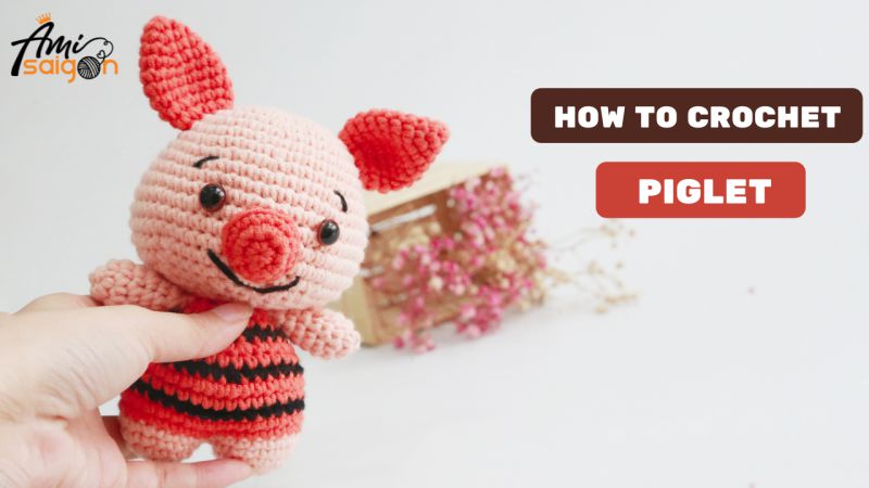 Amigurumi Piglet in Winnie the Pooh