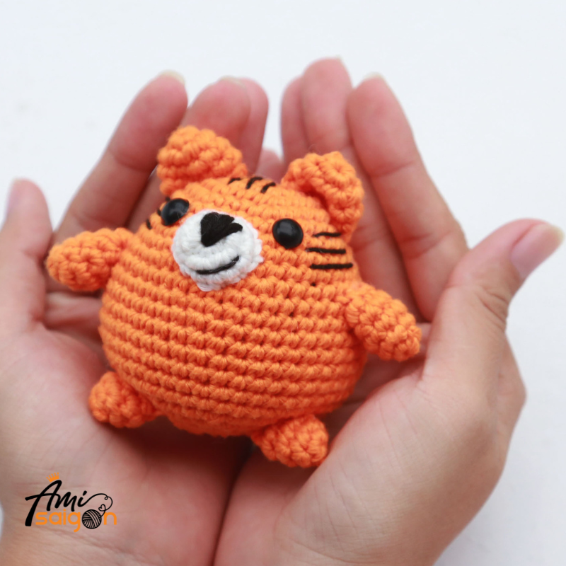 Amigurumi little Tiger Crochet pattern
