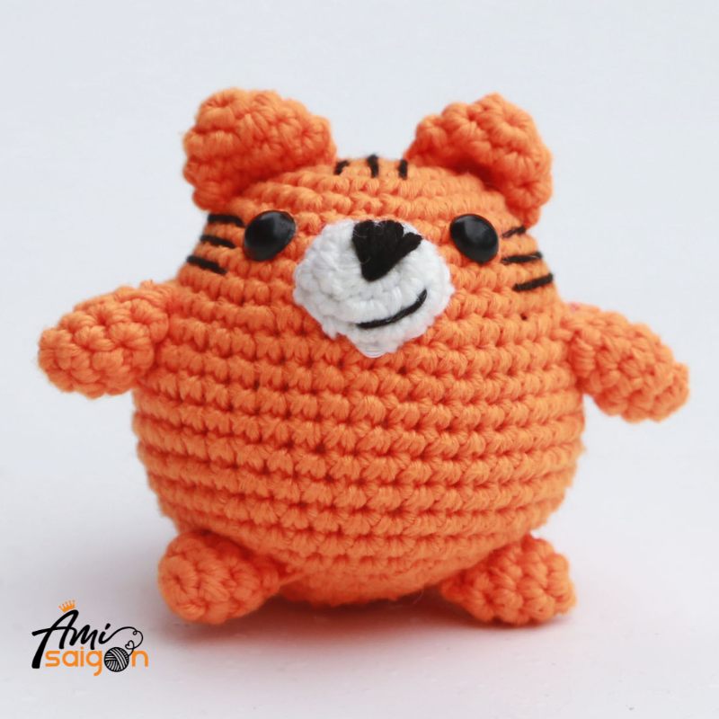 Amigurumi little Tiger Crochet pattern