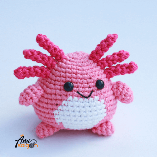 Free Little amigurumi Axolotl pattern