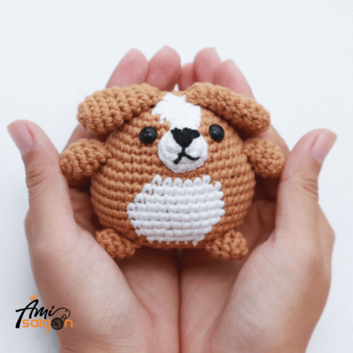 Free adorable amigurumi Puppy Dog pattern