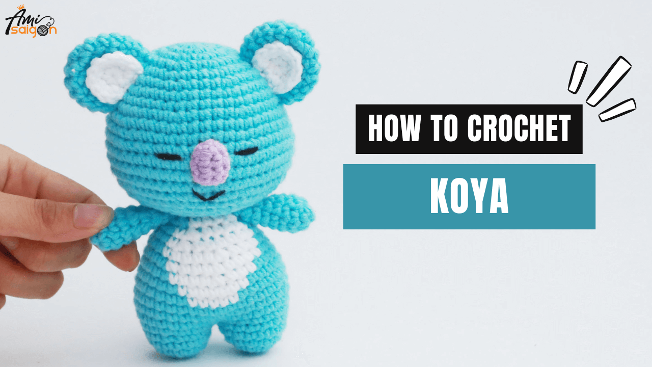 Make Your Own Amigurumi Koya from BT21 with AmiSaigon