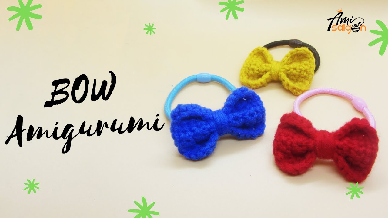 Tie Up Your Look with AmiSaigon's Fun and Easy Crochet Bow Tutorial