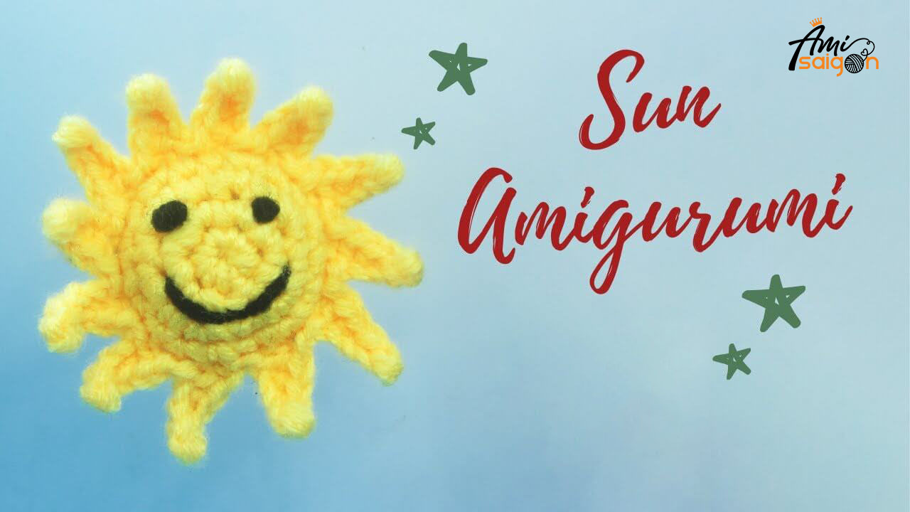 sun amigurumi crochet pattern