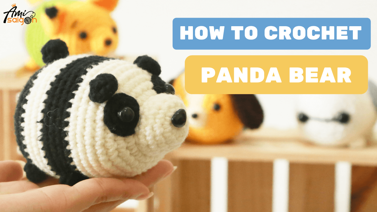 Amigurumi Panda Tsum Tsum - Free Crochet Pattern