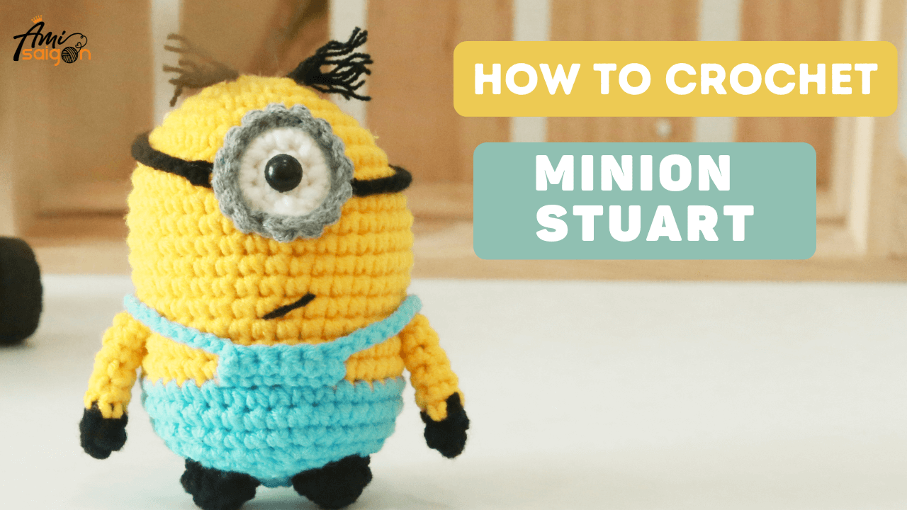 Crochet Minion Stuart amigurumi - Crafting cheerful fun