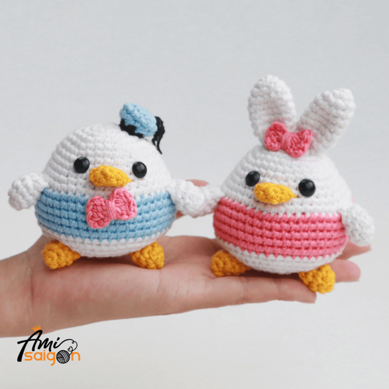 Free Crochet Pattern for Daisy Amigurumi (picture: @amisaigonvn)