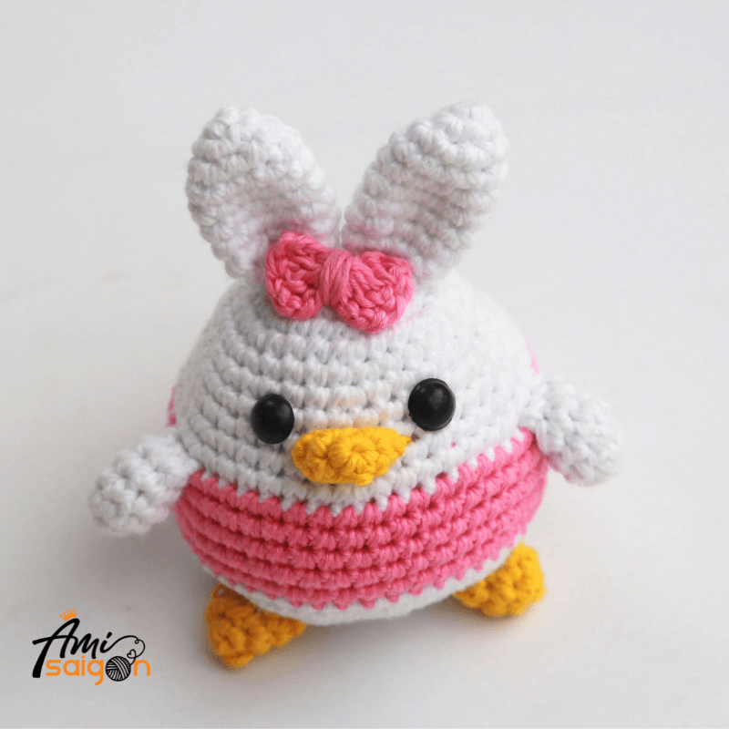 Free Crochet Pattern for Daisy Amigurumi (picture: @amisaigonvn)