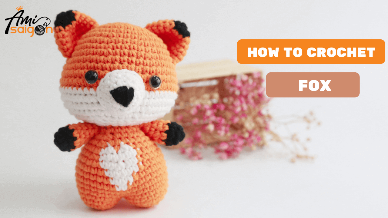 Crochet Fox with Heart Amigurumi - Video Tutorial