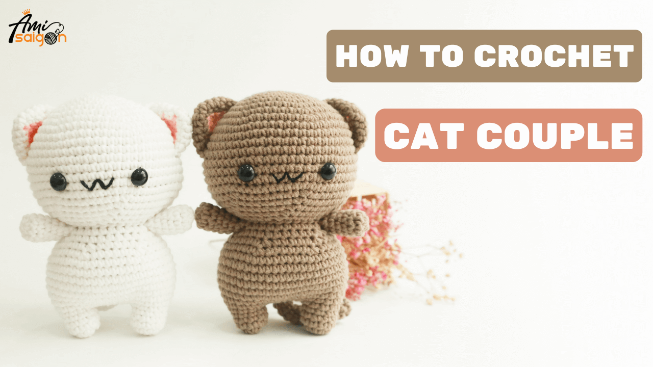 Crochet Peach & Goma Amigurumi - Video Tutorial