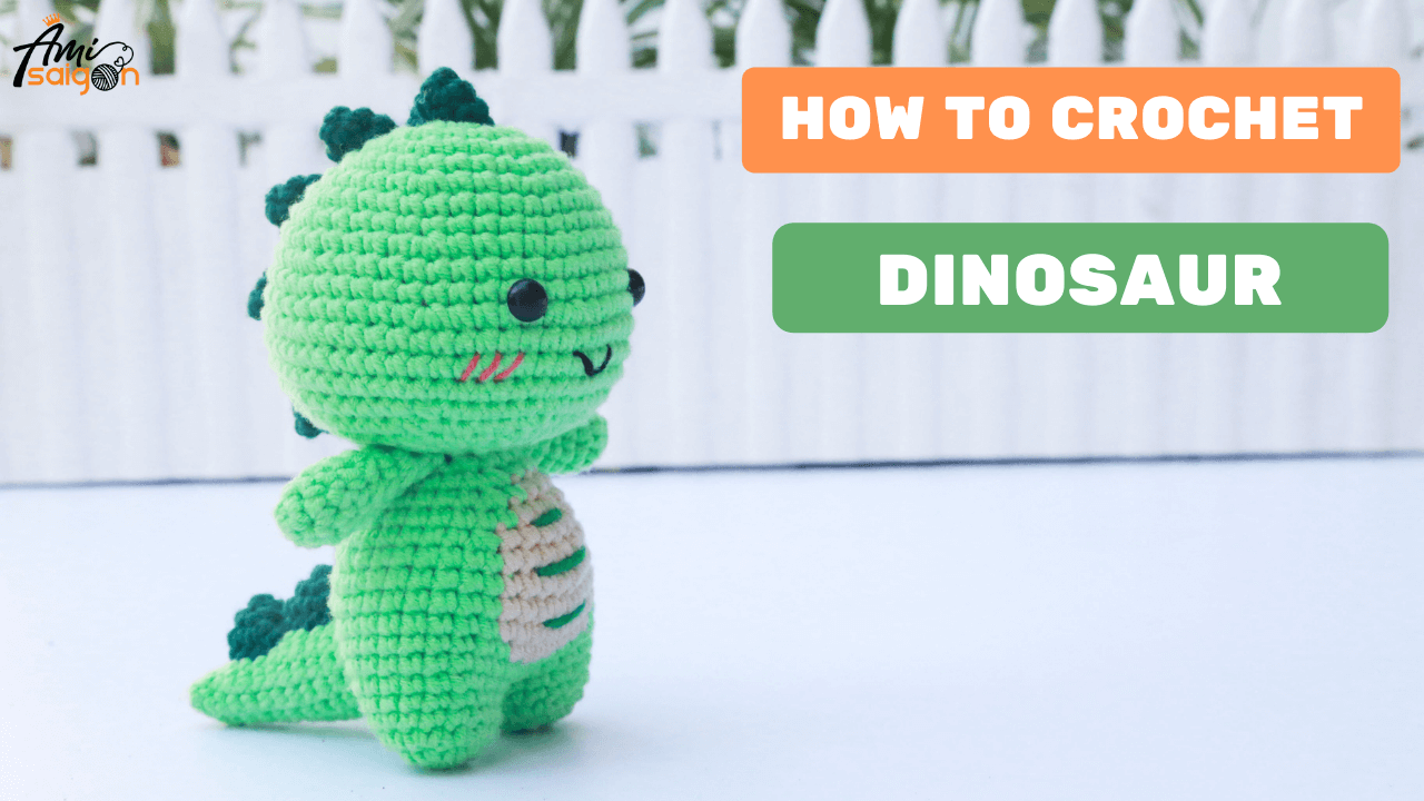 Roaring into crochet fun - Dinosaur amigurumi tutorial