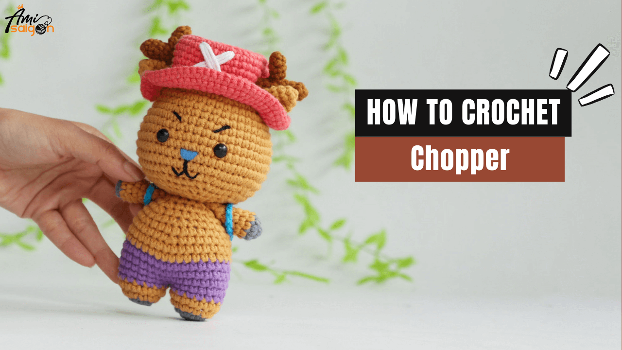 Crochet your very own Tony Tony Chopper amigurumi