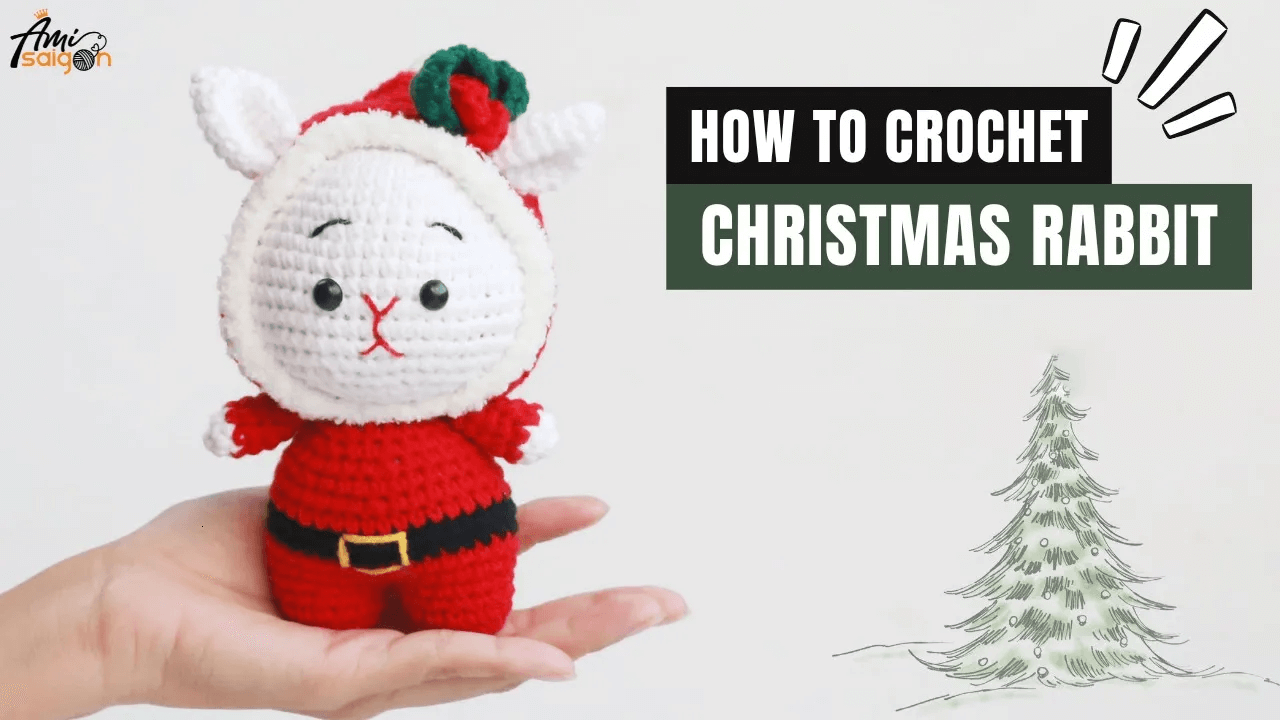 Amigurumi Rabbit with Winter Hat Pattern - Free Crochet Tutorial