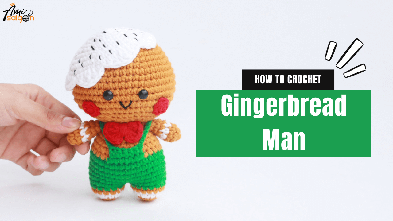 Crochet Gingerbread Man Amigurumi - Sweet Holiday Crafting!
