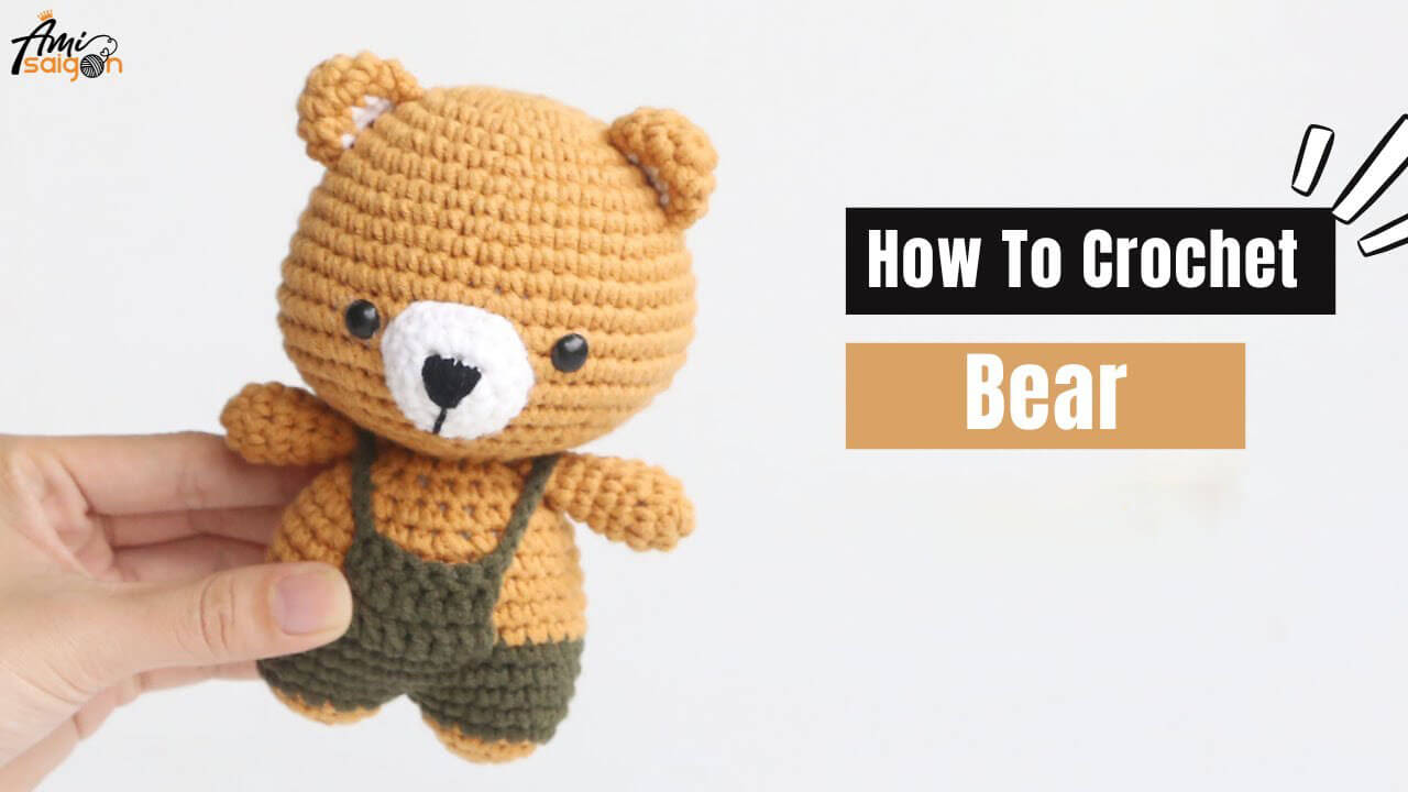 Green Overalls Bear Amigurumi - Free Crochet Tutorial