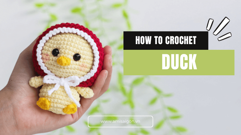 Cute Duck Amigurumi Free Crochet Tutorial