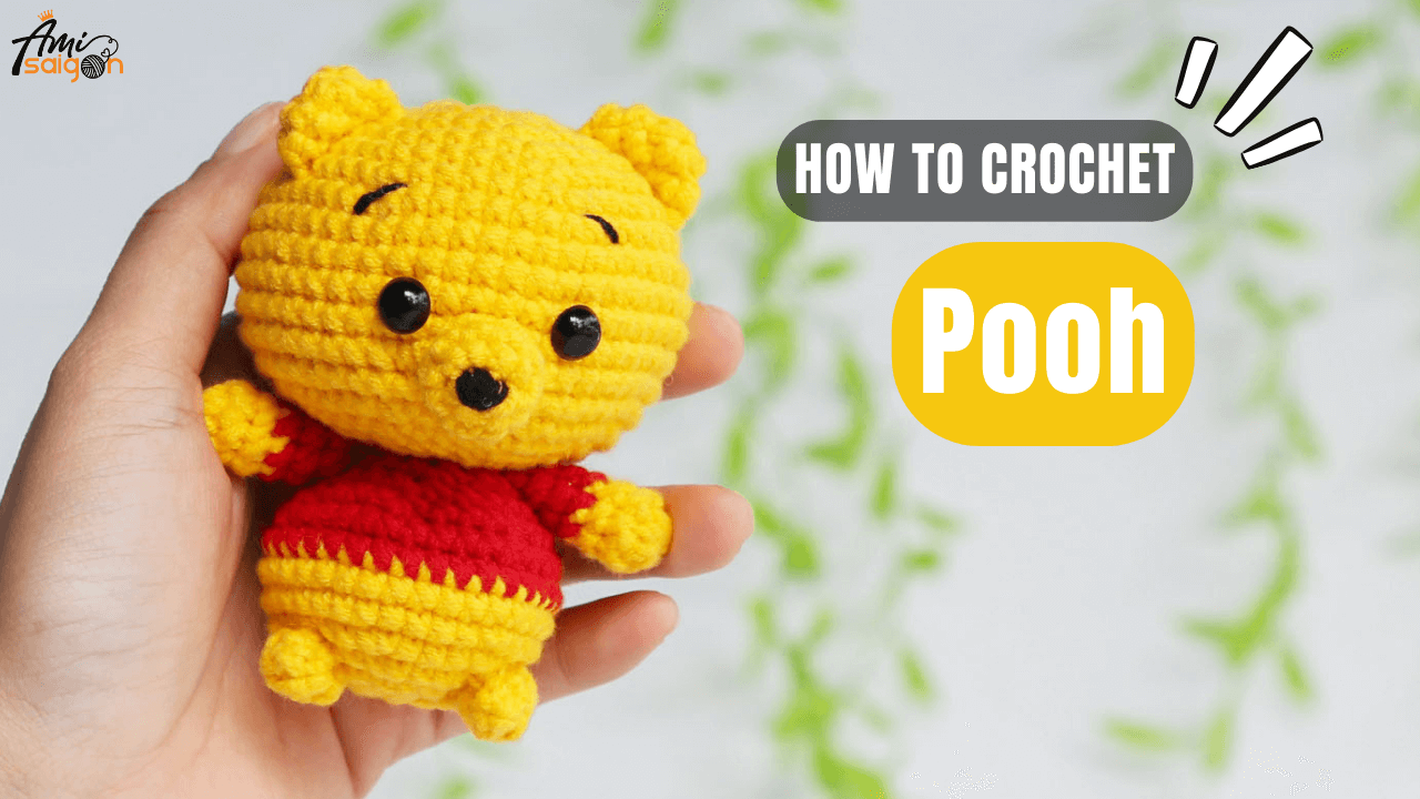 Amigurumi Pooh bear free crochet tutorial