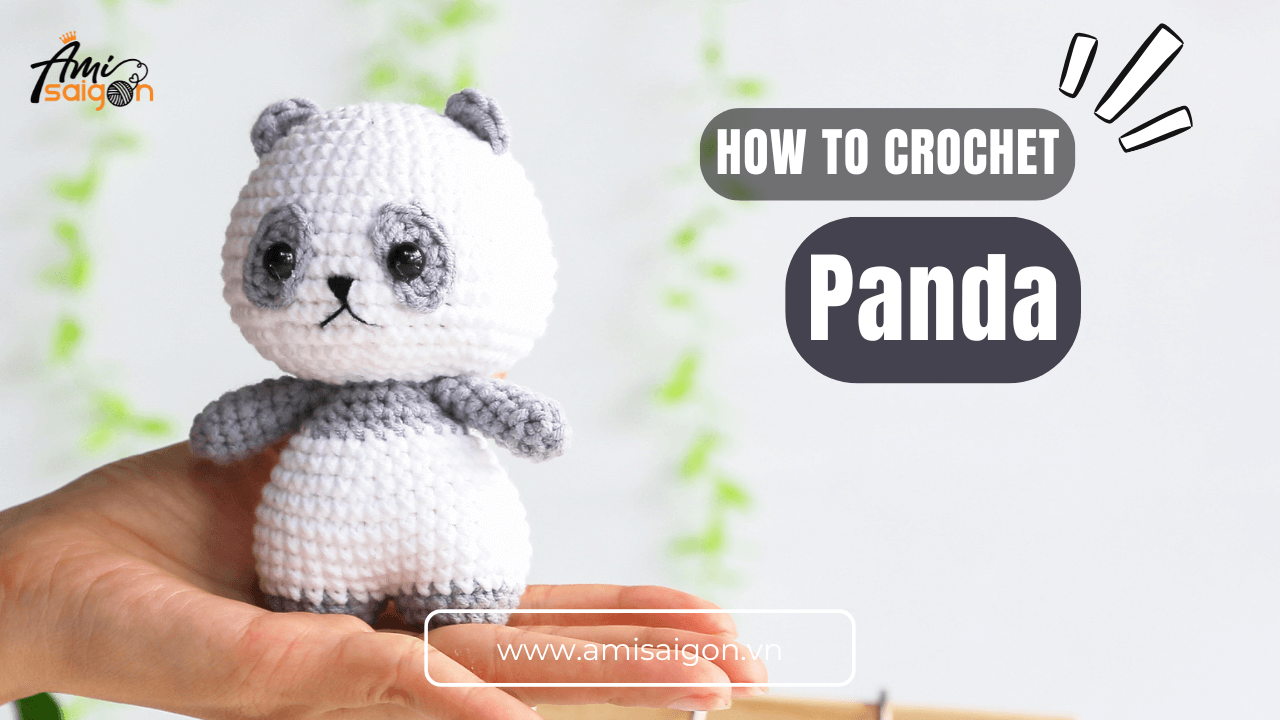 Easy and free Panda amigurumi crochet tutorials for beginners