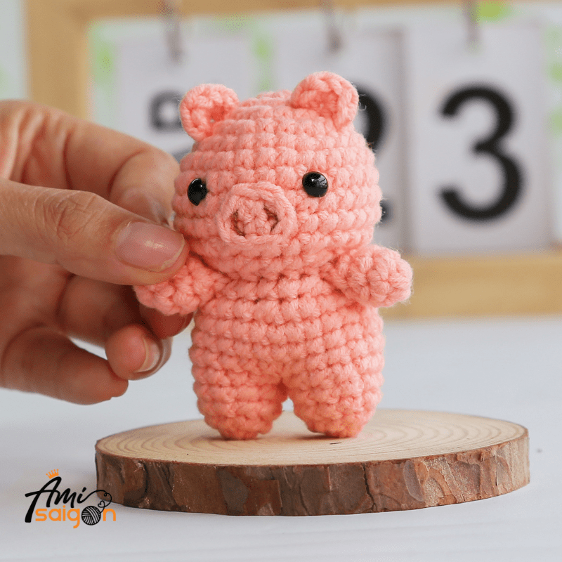 Amigurumi little Pig - Free Crochet pattern by AmiSaigon