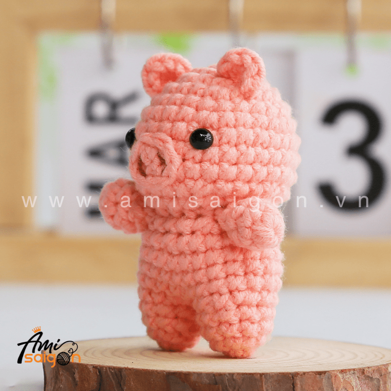 Amigurumi little Pig - Free Crochet pattern by AmiSaigon