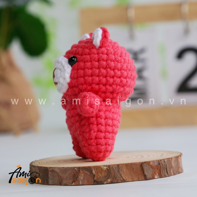 Amigurumi Strawberry Bear - Free Crochet pattern by AmiSaigon