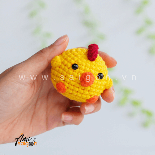 No‑sew Tiny Chicken Amigurumi – Free Crochet Pattern for Beginners