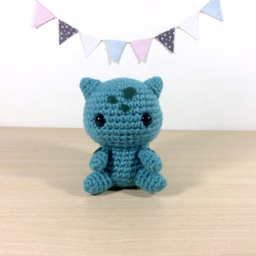 Bulbasaur amigurumi nhân Pokemon – Chart móc tiếng Anh