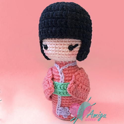 Nàng búp bê Koishi Japan bằng len  – Chart móc tiếng Anh