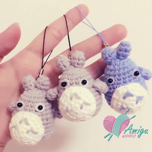Móc khóa Totoro bằng len – Chart móc Trung Quốc