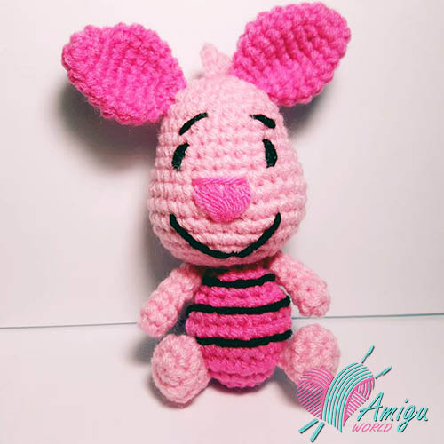 Piglet character amigurumi – Thai Pattern