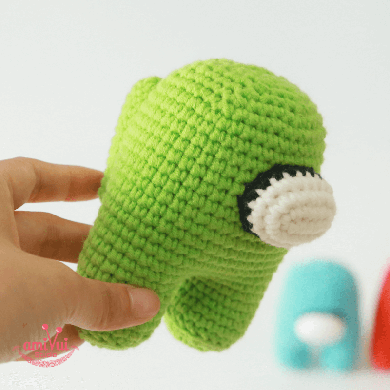 Chart móc miễn phí Among Us amigurumi (Pattern by: Amivui Studio)