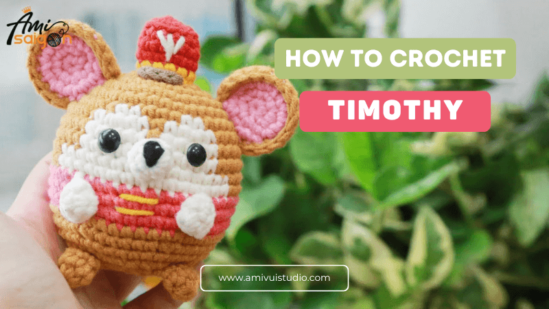 Timothy Mouse Ufufy Crochet Tutorial - Free Pattern