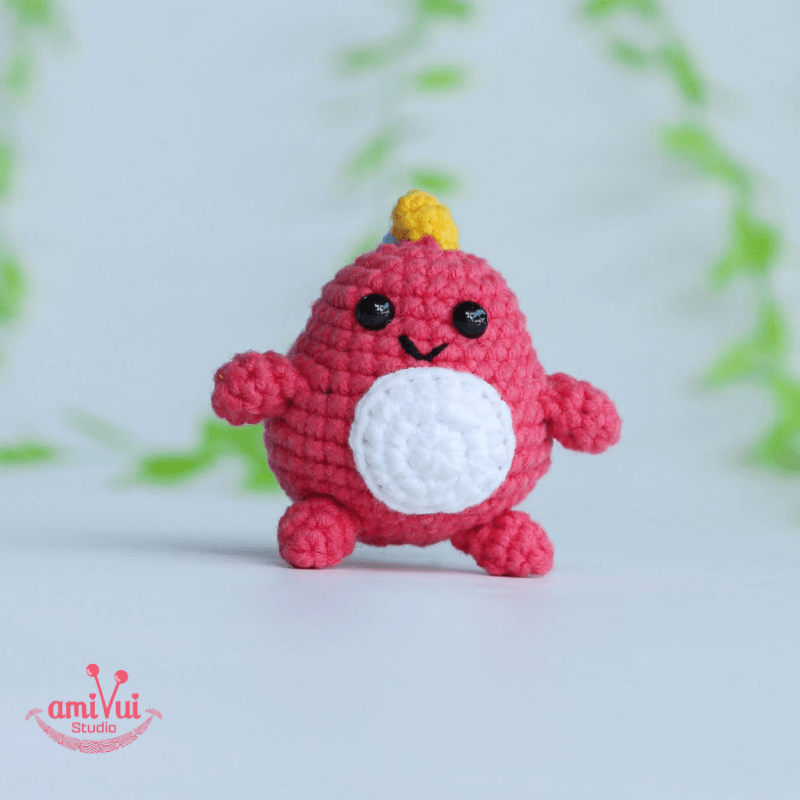 Dinosaur amigurumi – Free crochet pattern by Amivui Studio