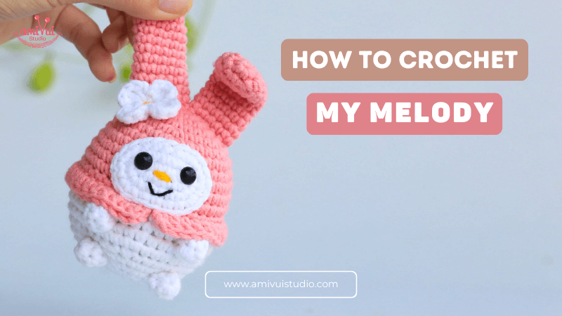 Crochet My Melody Amigurumi - Free Crochet Tutorial
